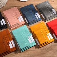 Carnet de notes A5 avec sangle de ceinture en PU et logo personnalisé - Option cadeau - Pages épaissies