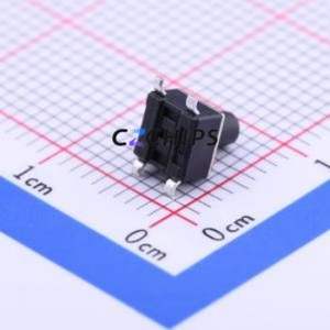 K2-1109SP-F4SA-04 Tactile Switch SMD-4P,4.5x4.5mm Switch Single Pole Single Throw Round Button 2.5N Vertical Mount - Product Image 2