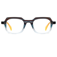 Vente en gros de montures optiques en acétate à la mode, petite machine de fabrication de montures de lunettes en quantité minimale de commande