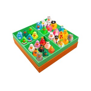Jouets de bain flottants jaunes écologiques classiques de 2 pouces, assortiment de mini-jouets en caoutchouc Jeep ArtCreativity pour bébés - Product Image 4