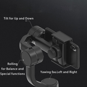 Новейшая портативная камера для смартфона F8 <span class=keywords><strong>3</strong></span> для оси карданного стабилизатора без приложения функция FPV смартфон селфи-палка - Product Image 6