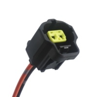 178392-2 Konektor Wanita Otomotif 2 Pin IP67 Tahan Air, Steker Kabel Sensor Suhu Mobil