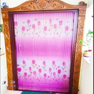 Nhà Máy Giá Hoa Mô Hình Lưới 100% <span class=keywords><strong>Polyester</strong></span> Cửa Trượt Côn Trùng Màn Hình Pliss Lưới <span class=keywords><strong>Polyester</strong></span> Gấp Côn Trùng Cửa - Product Image 6