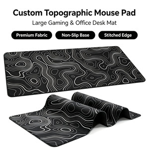 Hot Selling Gaming Mous Pad High Quality Topographic <strong>Mouse</strong> Pad Waterproof <strong>Large</strong> Desk Pad Custom Minimalist Style Desk <strong>Mat</strong> - Product Image 1