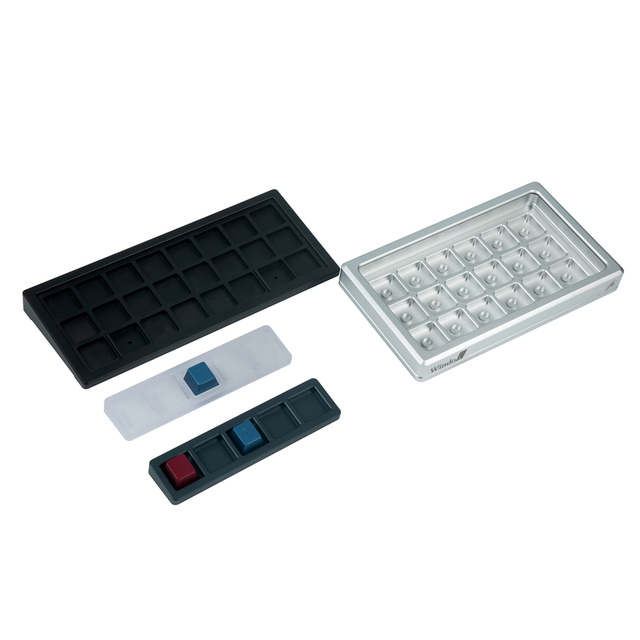 Customized Mechanical Stainless Steel & Aluminum CNC Machined Wire EDM Gaming Full Key Wired Single Mode Keyboard Kit