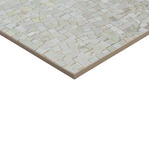 Piastrelle a Mosaico Vetri Sage 12x12 Pollici in Bianco Beige per Decorazione Pareti e Pavimenti - Product Image 3