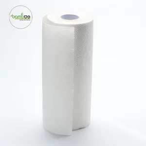 Wholesale Free Sample Kitchen Paper Kitchen Tissue Printed 2Ply 120 Sheets 100% Virgin Pulp Kitchen Roll Paper Towel