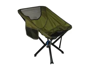 Yeni alüminyum alaşım ay sandalye hızlı açık katlanır kamp ve Park sandalye uygun ve küçük boy naylon kumaş