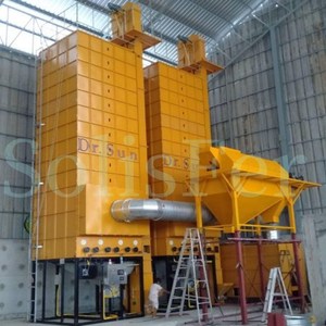 Séchoir rotatif à haute efficacité 20-35 tonnes par jour Machine agricole populaire avec noyau de boîte de vitesses Vente chaude pour le blé et diverses cultures - Product Image 1