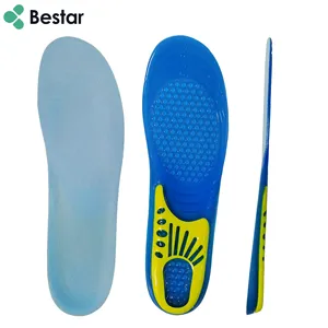 High Quality Silicone Gel Removable Shoe Insole For Safety Shoes
