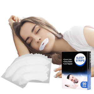 Tiras de Cinta Transparente para Solución de Ronquidos con Orificio para Respirar, Remoción sin Dolor e Hipoalergénicas, Cinta Bucal para Dormir - Product Image 1
