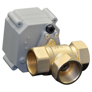 Válvula de Bola Mini Motorizada Eléctrica de Latón COVNA de 1/2 Pulgada y 90 Grados con 3 Vías - Product Image 3