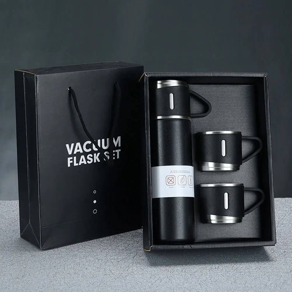 Fabricant apparence délicate en acier inoxydable bouteille sous vide flacon tasse à café coffret cadeau