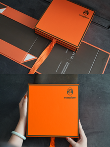 Caja de papel cosmético impresa personalizada, caja de regalo de cartón resistente para Paleta de sombras de ojos, rubor compacto y brochas de maquillaje - Product Image 3