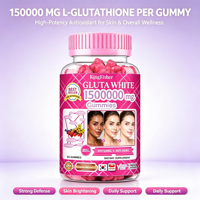 OEM ODM Glutathion 1.500.000mg Collageen Gummies voor huidelasticiteit, haar en nagels, veganistisch beauty supplement, bulkverpakking