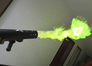 Máquina <span class=keywords><strong>de</strong></span> fuegos artificiales para escenario, efecto proyector Dmx512, equipo colorido, pistola <span class=keywords><strong>de</strong></span> llama <span class=keywords><strong>de</strong></span> Color frío - Product Image 3