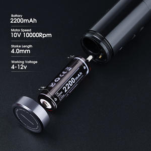 Machine à tatouer rotative sans fil professionnelle <span class=keywords><strong>Arena</strong></span> avec écran numérique, aiguille jetable, pistolet à tatouer permanent en acier inoxydable - Product Image 2