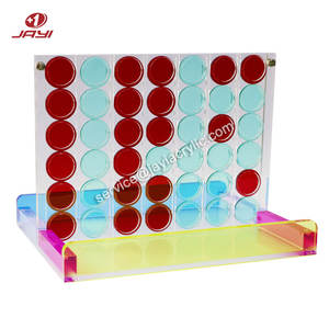 <span class=keywords><strong>Jeu</strong></span> Connect 4 en acrylique de luxe, <span class=keywords><strong>jeu</strong></span> Connect 4 en ligne néon en lucite à vendre - Product Image 5
