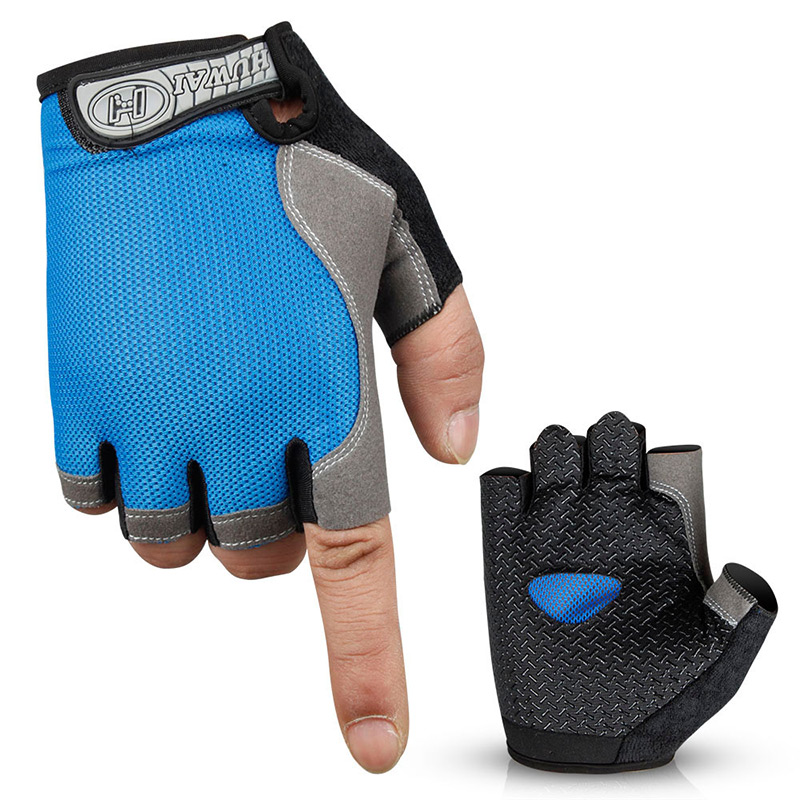 Недорогие перчатки на полпальца для женщин, фитнеса, тренировок, мужчин, тяжелой атлетики, тренажерного зала, езды на велосипеде, летние