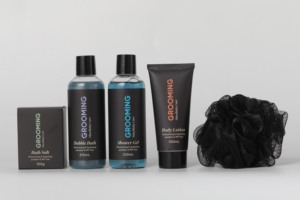 <span class=keywords><strong>Set</strong></span> Regalo da Bagno per <span class=keywords><strong>Uomo</strong></span> in Vendita, Kit di Cura con Gel Doccia, <span class=keywords><strong>Bagnoschiuma</strong></span>, Lozione Corpo, Sale da Bagno e Spugna - Product Image 3