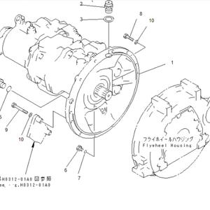Bomba Principal de Excavadora Belparts PC200-6, Bomba Hidráulica Principal 708-2L-00151 708-2L-00056 708-2L-00054 para Komatsu - Product Image 2