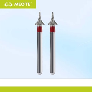 Kit di Frese Diamantate ad Alta Velocità per Laboratorio Dentistico, 6 Pezzi, Materiali Orali per Lucidatura e Sbiancamento Denti - Product Image 2