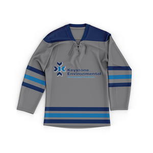 Maglie da Hockey su Ghiaccio da Uomo Personalizzate con Logo Stampato in Sublimazione, Collo con Laccio, Poliestere, Stile Retrò, Bianche, OEM 220g, Prodotte in Cina - Product Image 3