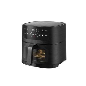 220V 1350W 3.8L LCD Display Air Fryer Observation Window and Non-Stick PTFE Surface for Easy Cooking Adjustable <b>Thermostat</b> Contr - Product Image 3