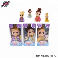 Poupée bébé en silicone miniature de 3,5 pouces, en plastique, en promotion, avec bonbons pour enfants, jouet bonbon
