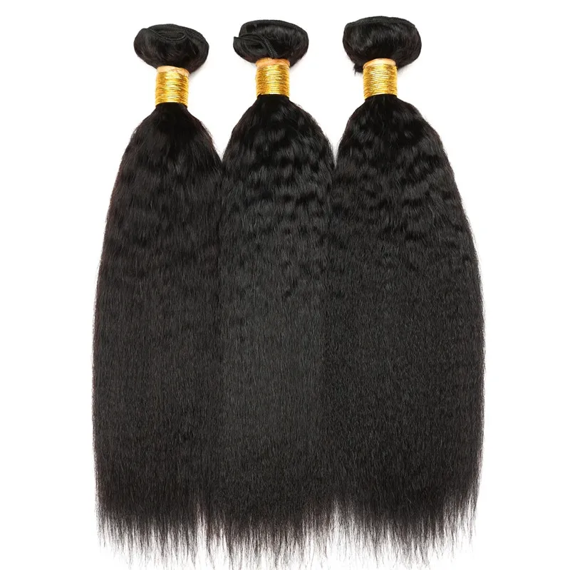 high quality 8A Yaki straight bundles free fire hip hop crochet mongolian kinky straight brazilian Toupee braiding hair