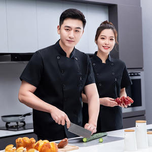 Giacca da Pizzaiolo Unisex Traspirante dal Design Moderno Personalizzato, Produttore Professionale di Uniformi Leggere in Cotone per Hotel, Ristoranti e Bar - Product Image 2