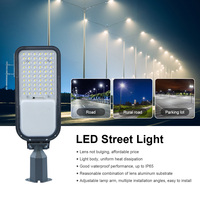 Lampadaire LED extérieur intelligent moderne de haute qualité KCD 30W 50W 100W 150W 200W 240W IP66, garantie 5 ans, alimentation CA uniquement