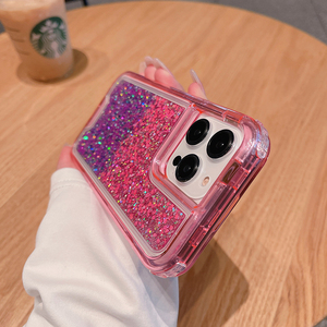 IVYMAXที่กําหนดเองผู้ผลิตเคสโทรศัพท์W/Glitter 360 สําหรับ<span class=keywords><strong>iPhone</strong></span> <span class=keywords><strong>11</strong></span> 12 13 14 15 <span class=keywords><strong>Pro</strong></span> <span class=keywords><strong>Max</strong></span>ขายส่งโทรศัพท์มือถือกรณี - Product Image 2