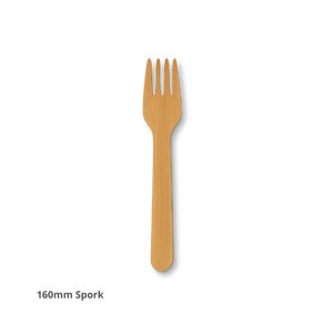 Fourchettes en bois biodégradables écologiques Couverts en bois pour fêtes Fourchettes en bois jetables au prix de gros - Product Image 1