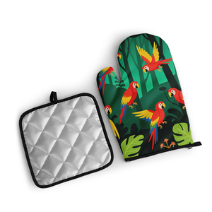 Juego de Guantes de Horno <span class=keywords><strong>y</strong></span> Porta Ollas de Anime Personalizados, Resistentes al Calor, con Personajes de Dibujos Animados Impresos - Product Image 4