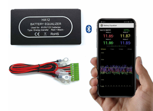 Bilanciatore di Energia Attiva HA12 48V, Equalizzatore di Tensione con Bluetooth per Bilanciamento della Tensione della Batteria - Product Image 2
