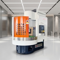 Machine de meulage et de fraisage à table rotative verticale de haute précision MGS Auto pour plaquettes optiques, verre et quartz pour l'industrie des semi-conducteurs