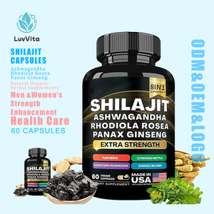LUVVITA Vente en gros Ashwagandha de l'Himalaya Rhodiola Rosea Minéraux Soutien Force Résine de Shilajit Biologique Naturel Adulte - Product Image 1