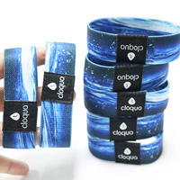 Bracelets élastiques personnalisés, écologiques, à la mode, avec impression intégrale, création de votre propre logo, bracelet en RPET, RFID pour événements