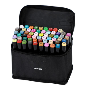ปากกามาร์คเกอร์ NOVISON หัวคู่ 48/80 สี ชนิดลบไม่ได้ ใช้แอลกอฮอล์ - Product Image 1