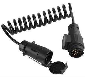 Prise de remorque 13Pin à 7Pin Adaptateur de câble d'extension de prise de remorque Connecteur de remorque électrique à 7 conducteurs pour caravane de remorquage - Product Image 1