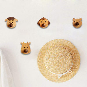 שינה דקורטיבי ילדי קוף צורת טבעי עץ קיר וו - Product Image 2