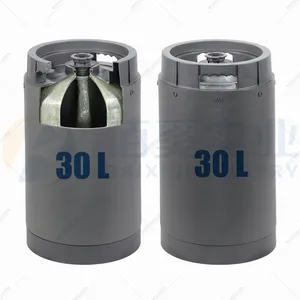 30L Reusable Plastic Beer Kegs With Standard Inner Spear And Bags