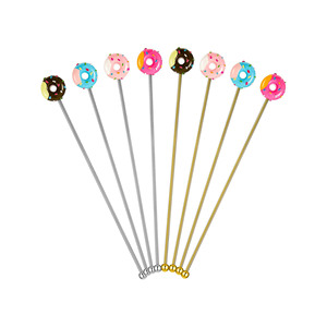 Palillos Agitadores Reutilizables de Acero Inoxidable de 7.5 Pulgadas para Café, Bebidas y Cócteles para la Primera Edición de Cambodia Holla Spirits - Product Image 1