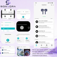 Écouteurs de traduction IA YYK-Q108 V6.1, écouteurs sportifs à clipser avec basses puissantes, interprétation simultanée, appels audio/vidéo