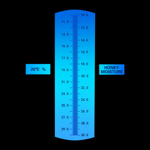 Hand held <span class=keywords><strong>new</strong></span> design 10-30% Refratômetro Mel água com calibração - Product Image 2
