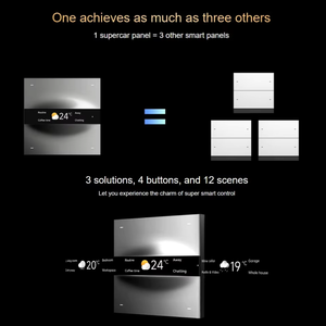 Panneau de commande intelligent LTECH BLE 5.0 avec écran OLED, contrôle par application, compatible Matter, pour hôtel, commerce, système d'automatisation domestique, kit UE - Product Image 6