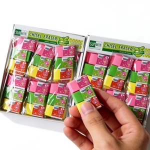 Promotion Gomme à effacer classique colorée en forme de ciseau, fournitures scolaires en gros, gomme mignonne pour enfants, mini-gommes en lot, articles de papeterie de bureau - Product Image 3