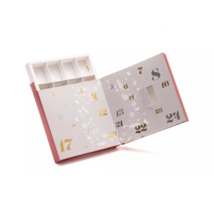 Low Price Custom Christmas Gift Paper Packaging Advent Calendar Box with Custom Logo Printed