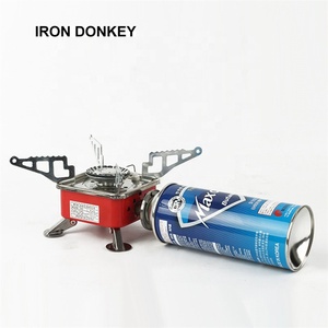 IRONDONKEY randonnée Portable extérieur cuisinière <span class=keywords><strong>à</strong></span> gaz Mini gaz Butane pique-nique Portable pliant <span class=keywords><strong>poêle</strong></span> Camping - Product Image 6
